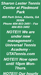 Mobile Screenshot of piedmonttennis.com